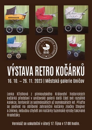 Výstava retro kočárků