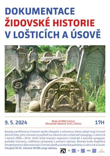 Dokumentace židovské historie v Lošticích a Úsově