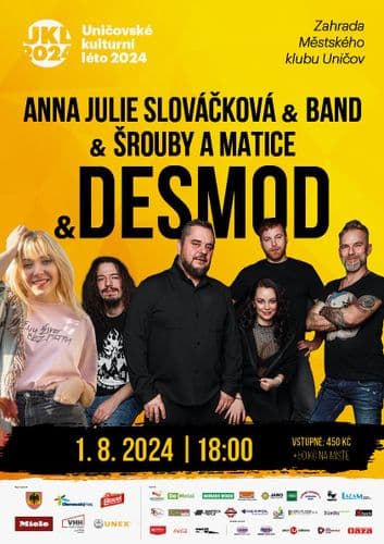 ANNA JULIE SLOVÁČKOVÁ & ŠROUBY A MATICE & DESMOD