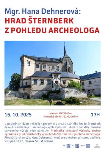 Mgr. Hana Dehnerová: Hrad Šternberk z pohledu archeologa