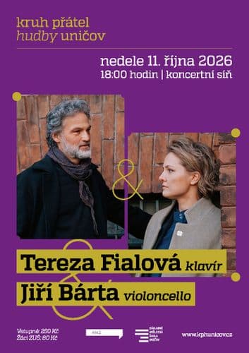 Tereza Fialová klavír a Jiří Bárta violoncello